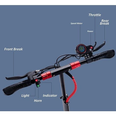 Mytoys MT358 High‑Speed Electric Scooter with Seat, 750W Motor, 65km/h