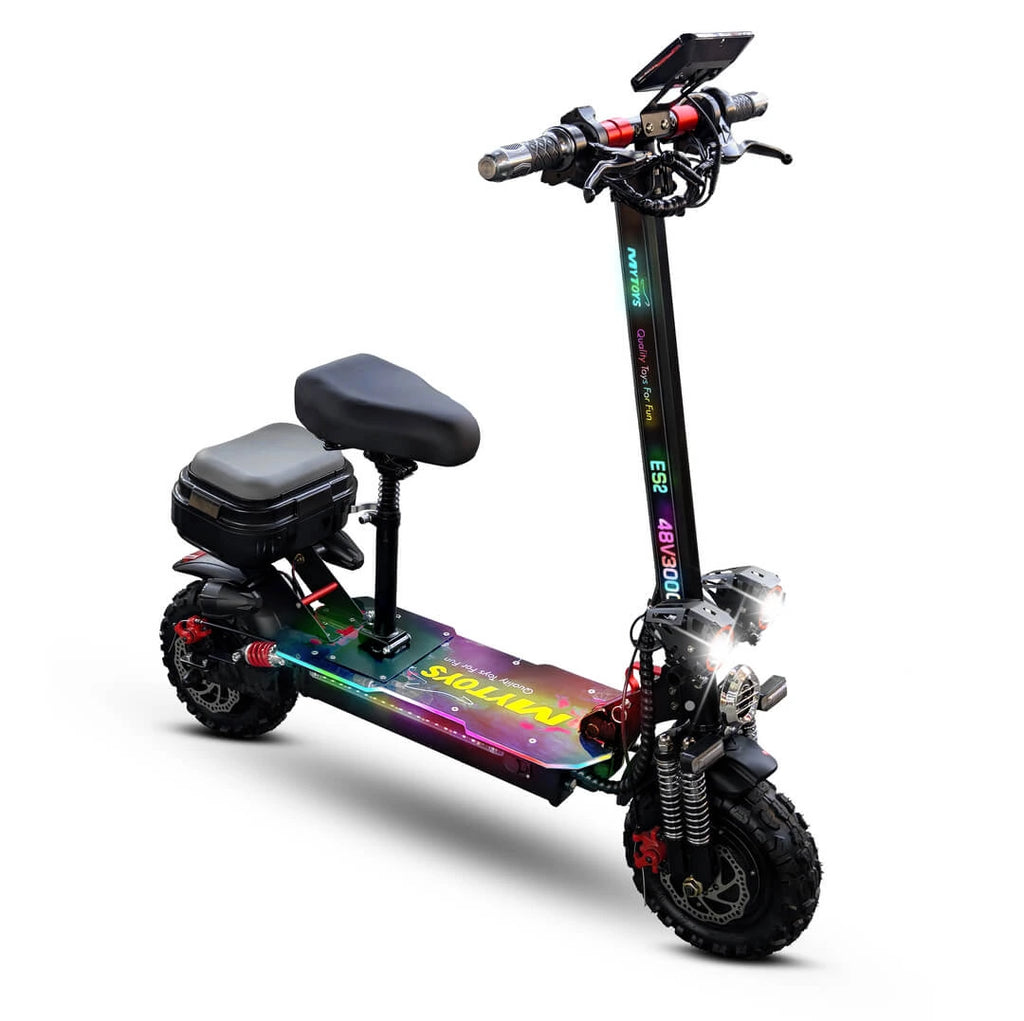 MT400 Electric Scooter – 95km/h, 3000W, 48V, 40-45km Range – Foldable & Dual Suspension