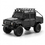 شاحنة MN-111C بمقياس 1/18، زاحفة تعمل بالتحكم عن بعد بنظام دفع رباعي 4WD، هيكل معدني وشاحنة صغيرة تعمل بالتحكم عن بعد مع محاور بوابية.