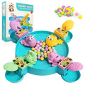 MyToys Hungry Frog Board Game for Kids — 2 to 4 Player Interactive Bean Eating Toy with 32 Multicolor Beans