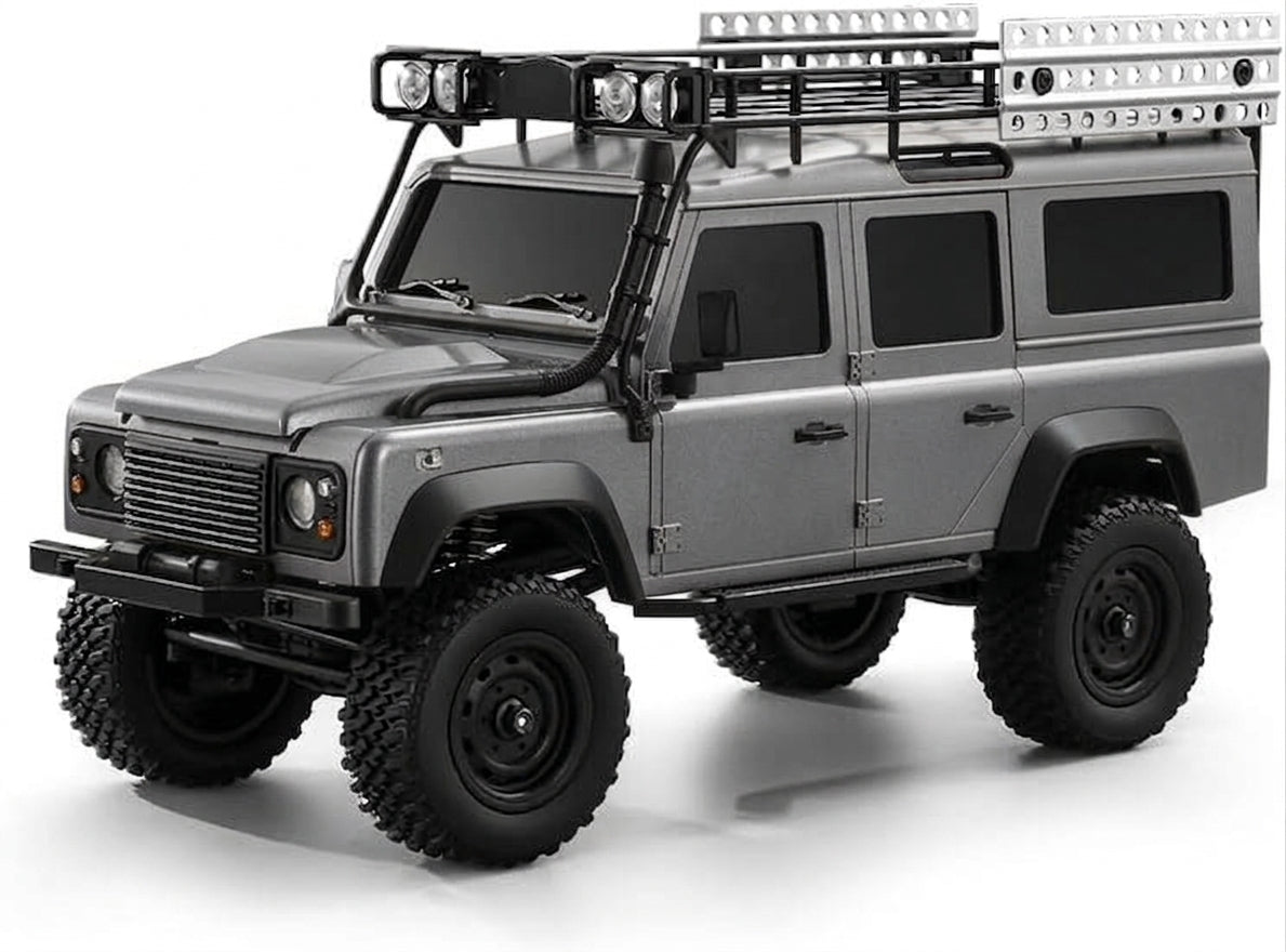 شاحنة MN-111C بمقياس 1/18، زاحفة تعمل بالتحكم عن بعد بنظام دفع رباعي 4WD، هيكل معدني وشاحنة صغيرة تعمل بالتحكم عن بعد مع محاور بوابية.