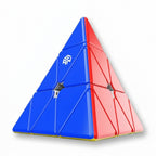 GAN Pyramid M Stickerless Triangle Speed Cube – Core Magnetic Positioning (36 Magnets, 64g)