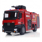 HuiNa 1/14 Scale 22CH RC Fire Truck with Working Water Spray Hose, Sound & Lights (CY1562 RTR)