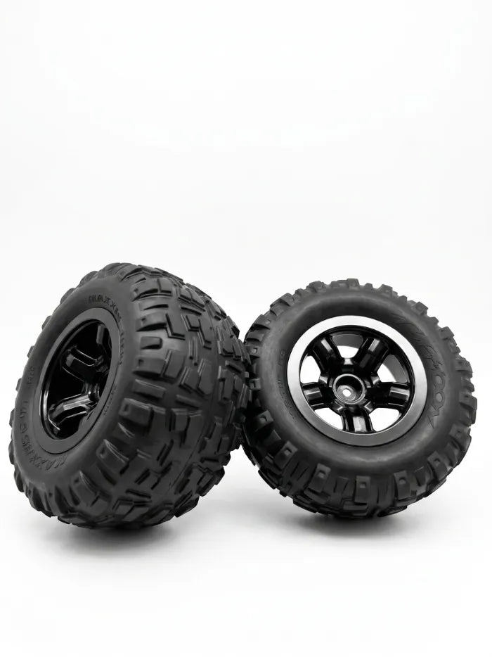 MYTOYS Typhoon RC Sand Tires & Wheels – Paddle Tyres for RC Monster Truck 2Pc Set