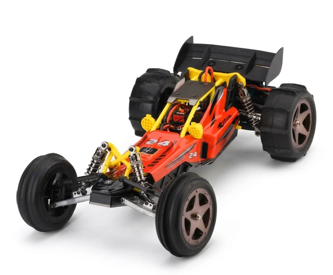 Baja 5SS MT828 Remote Control Racing Car with Sand Tires, 4WD Suspension & All‑Terrain Performance – Multicolour