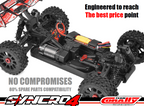 Team Corally Syncro-4 1:8 4WD Brushless RC Buggy – High Speed Off-Road RTR (No Battery/Charger)