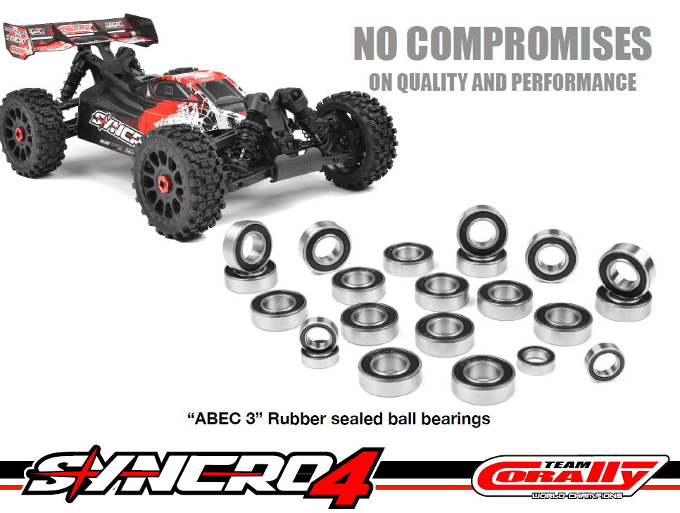 Team Corally Syncro-4 1:8 4WD Brushless RC Buggy – High Speed Off-Road RTR (No Battery/Charger)