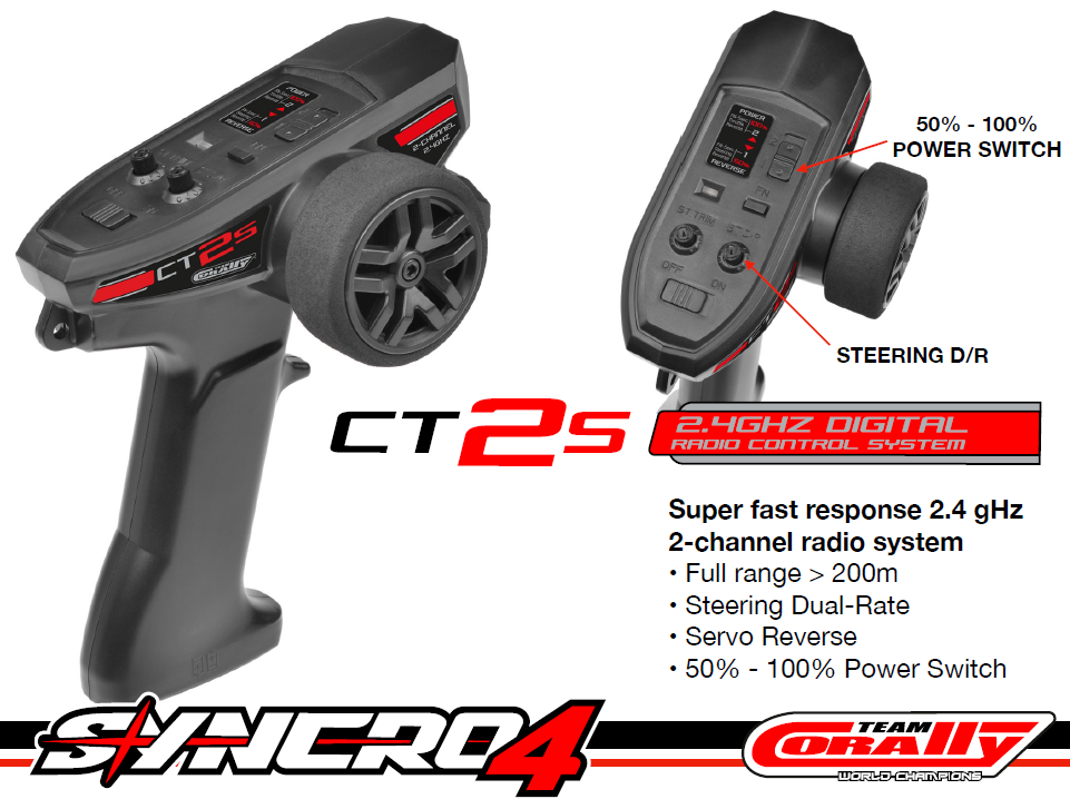 Team Corally Syncro-4 1:8 4WD Brushless RC Buggy – High Speed Off-Road RTR (No Battery/Charger)