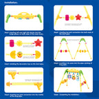 MYTOYS 3-in-1 Baby Fitness Frame – Interactive Musical Activity Gym for Newborns & Infants