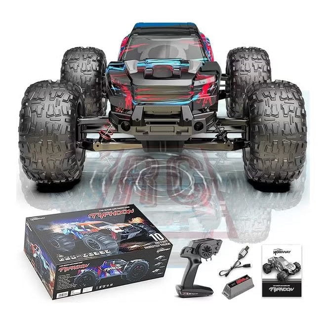 Hobbiway Typhoon 1:10 RC Car – 4WD High‑Speed Off‑Road Remote Control Truck (65 km/h)