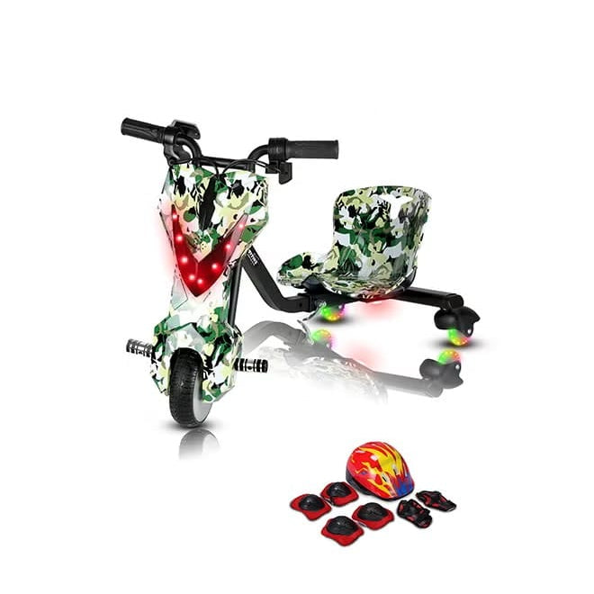 Mini 36V Electric Drift Scooter – 250W, Bluetooth, 3 Speed Modes, 80kg Load