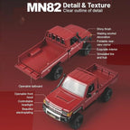 Mytoys 1:12 RC Crawler MN-82 – 4WD Pickup Truck Remote Control Off-Road Car with Headlights