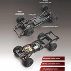 Mytoys 1:12 RC Crawler MN-82 – 4WD Pickup Truck Remote Control Off-Road Car with Headlights