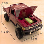 Mytoys 1:12 RC Crawler MN-82 – 4WD Pickup Truck Remote Control Off-Road Car with Headlights