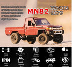 Mytoys 1:12 RC Crawler MN-82 – 4WD Pickup Truck Remote Control Off-Road Car with Headlights