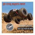 Hobbiway Typhoon 1:10 RC Car – 65 km/h, 2.4GHz, 4WD, Water Resistant High-Speed Off-Road Remote Control Truck