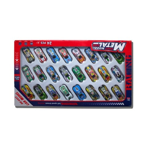 Alloy Mini Pull Back Toy Car Set – 24PCS Diecast Mini Racing Vehicle Collection