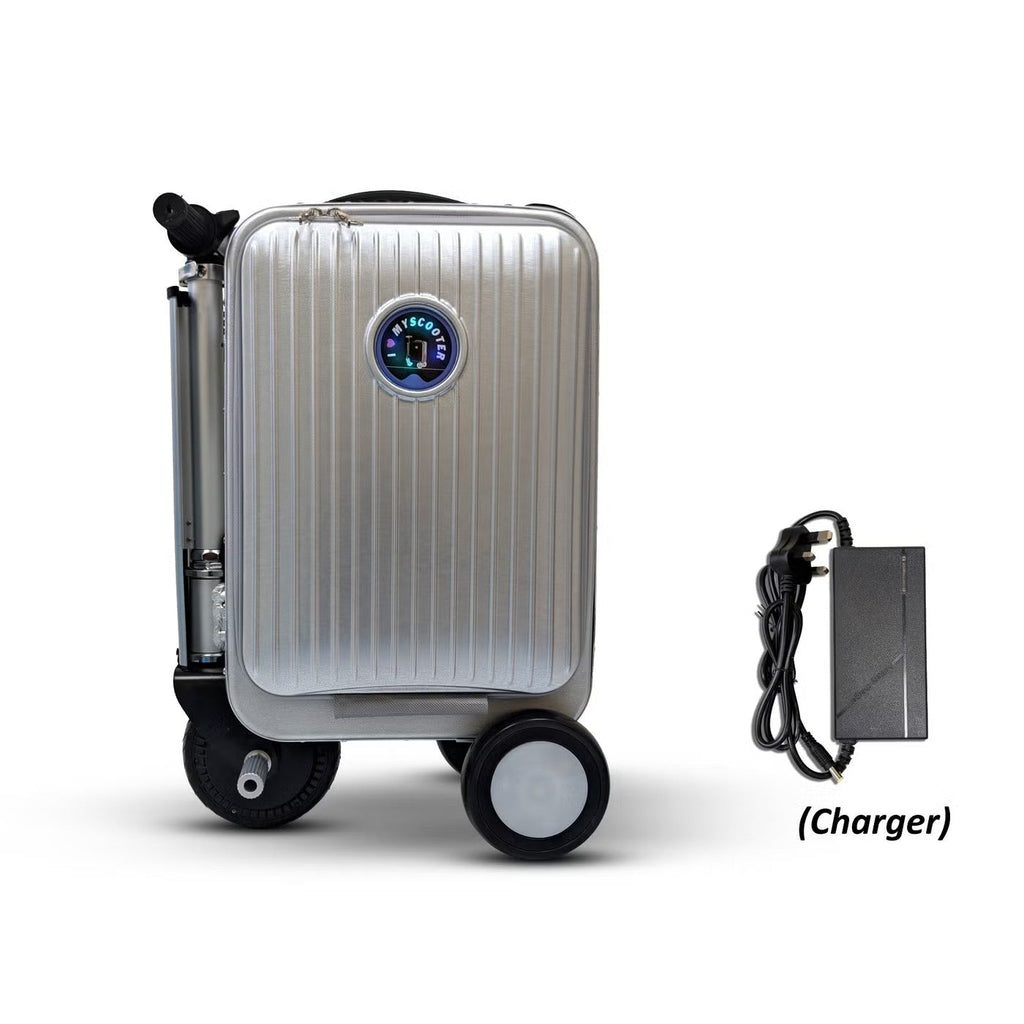 Mytoys Smart Riding Luggage 20‑Inch – Electric Scooter Carry‑On Suitcase with Removable Battery & TSA Lock