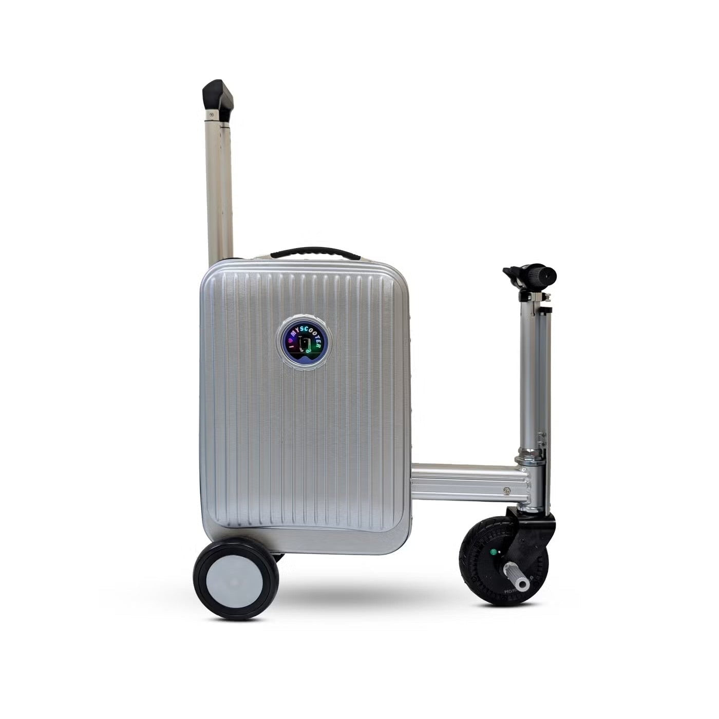 Mytoys Smart Riding Luggage 20‑Inch – Electric Scooter Carry‑On Suitcase with Removable Battery & TSA Lock