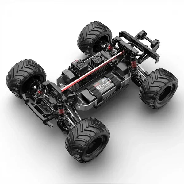 MJX Hyper Go 10210 1/10 4WD Remote Control Monster Truck - 80 km/h, 4S Mode, Bluetooth ESC, 35KG Servo Steering, App-Based Tuning, Dual-Fan Cooling