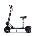 MT358 Foldable Electric Kick Scooter with seat - 750W Motor, 65 km/h Max Speed, 10" Off-Road Tires