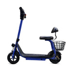 MT390 Kids Electric Kick Scooter with Seat - 18 km/h, 300W Motor, LED Lights, Bluetooth Speaker & Storage Basket