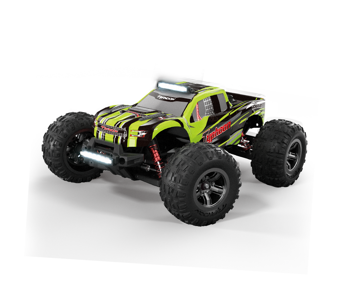 MyToys 1:10 Scale 4WD High-Speed RC Monster Truck – Hobby Grade All-Terrain Desert Crawler, 65+ KM/H Fast Speed Off-Road Truck with LED Lights & Advanced Modding Support