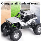 Mytoys 4WD RC Monster Truck, 2.4GHz Remote Control Rock Crawler with Rechargeable Battery for Kids & Adults