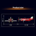 Mould King 470PCS Mini Racing Jet Plane Building Set – STEM Aerobatic Aircraft Model Kit
