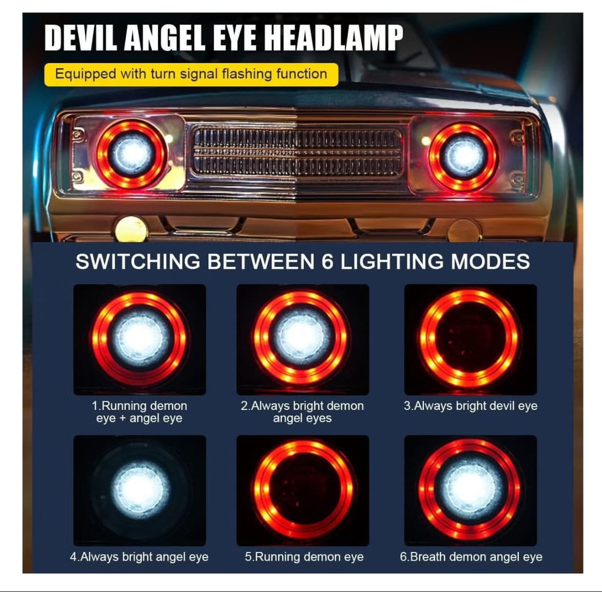 Mytoys 1/16 Scale 4WD RC Drift Car, 2.4GHz Remote Control Off‑Road Drift Truck with LED Lights for Kids & Adults