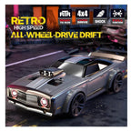 Mytoys 1/16 Scale 4WD RC Drift Car, 2.4GHz Remote Control Off‑Road Drift Truck with LED Lights for Kids & Adults