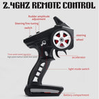 Mytoys 1/16 Scale 4WD RC Drift Car, 2.4GHz Remote Control Off‑Road Drift Truck with LED Lights for Kids & Adults