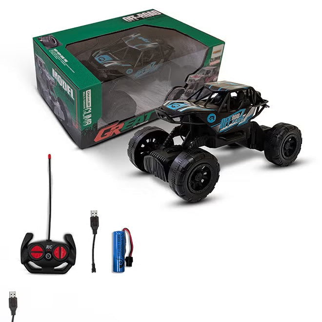 1:18 Scale Remote Control Off‑Road Climbing Car – High‑Power Rock Crawler with Anti‑Skid Tyres