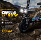 MT400 Electric Scooter – 95km/h, 3000W, 48V, 40-45km Range – Foldable & Dual Suspension