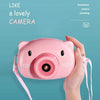 PiggySnap Bubble Camera Toy with Lights & Music