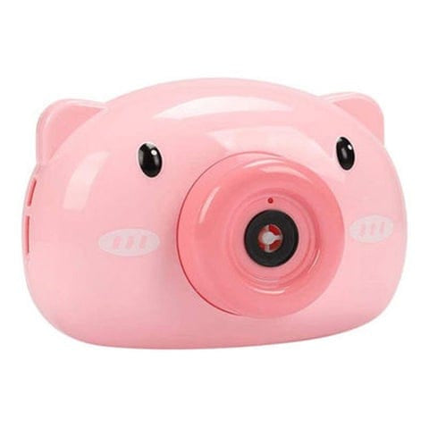 PiggySnap Bubble Camera Toy with Lights & Music