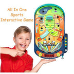 MyToys Old‑School Multi‑Sport Pinball Table for Kids (Desktop Arcade Game)