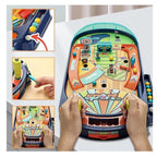 MyToys Old‑School Multi‑Sport Pinball Table for Kids (Desktop Arcade Game)