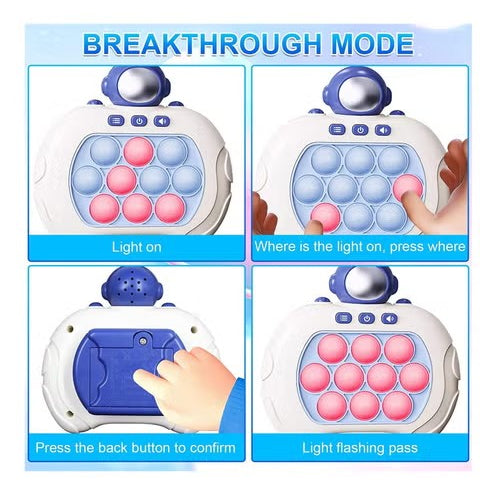 Quick Push Light‑Up Pop Game Toy with Multiple Modes, Sensory Puzzle for Kids
