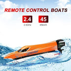 WLtoys WL915‑A Brushless 45km/h High‑Speed RC Racing Boat (2.4GHz)