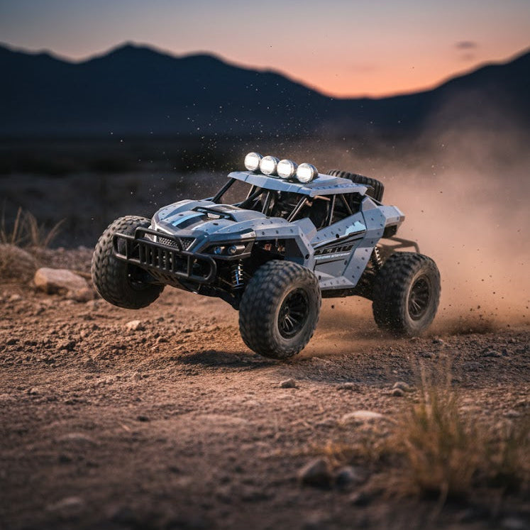 Four‑Wheel Drive Off‑Road RC Buggy Rock Crawler for Kids (5+ Years)