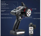 SG‑1609 1:16 Scale High‑Speed Drift RC Car - 35 km/h, 2.4GHz, 4WD with LED Lights