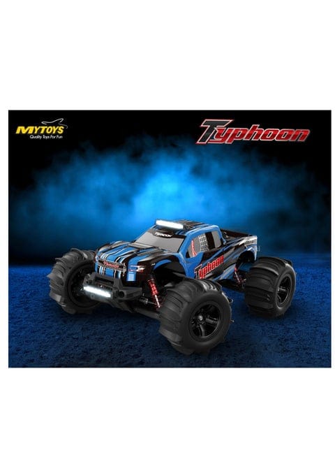 Typhoon 1:10 RC Car 4WD Off‑Road Electric Buggy with 2.4GHz Remote & Modular Battery