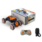 Mytoys Gesture Control 4WD RC Stunt Car with Watch Remote, 360° Double‑Sided Rolling