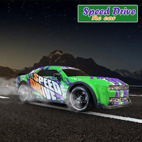 1:16 Scale 4WD RC Drift Car with LED Lights – 2.4GHz High‑Speed Drifting Racing Car (18 km/h)