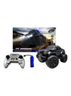 RC Car with Spray & LED Lights 2.4G Remote Control Off‑Road Truck – Grey