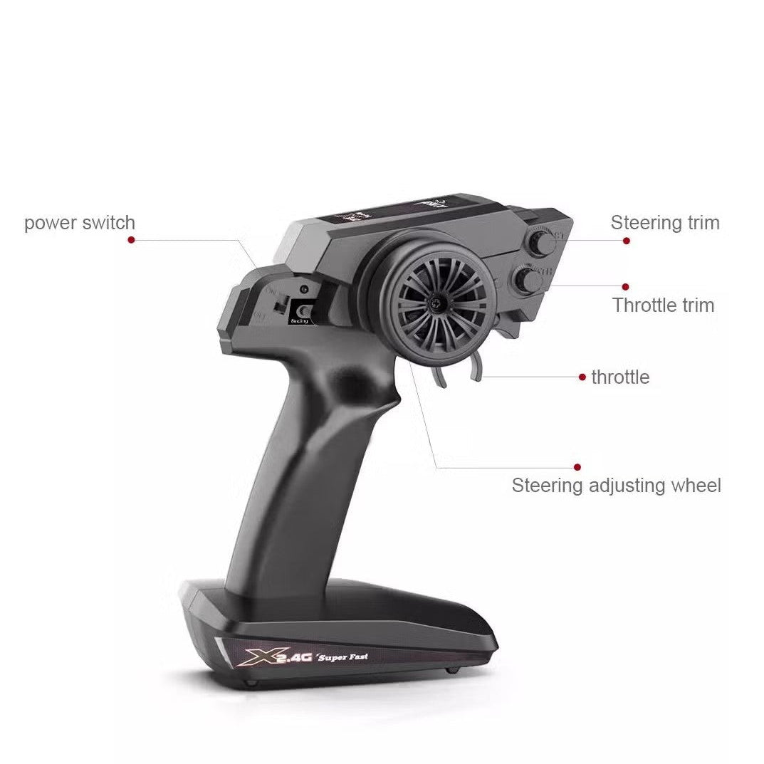 Hobbiway Typhoon 1:10 RC Car – Hobby Grade 4WD High‑Speed Off‑Road Truck (60+ km/h