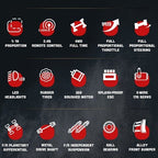 1:16 Scale 4WD High‑Speed RC Drift Police Car with LED Light Modes