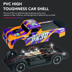 1:16 RC Drift Car - 18km/h, 2.4GHz Remote, 4WD Drifting Racing Truck, LED Lights, Dual Tires, Multicolours