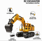 6‑Channel Remote Control Excavator – Realistic RC Construction Vehicle for Hobby Play